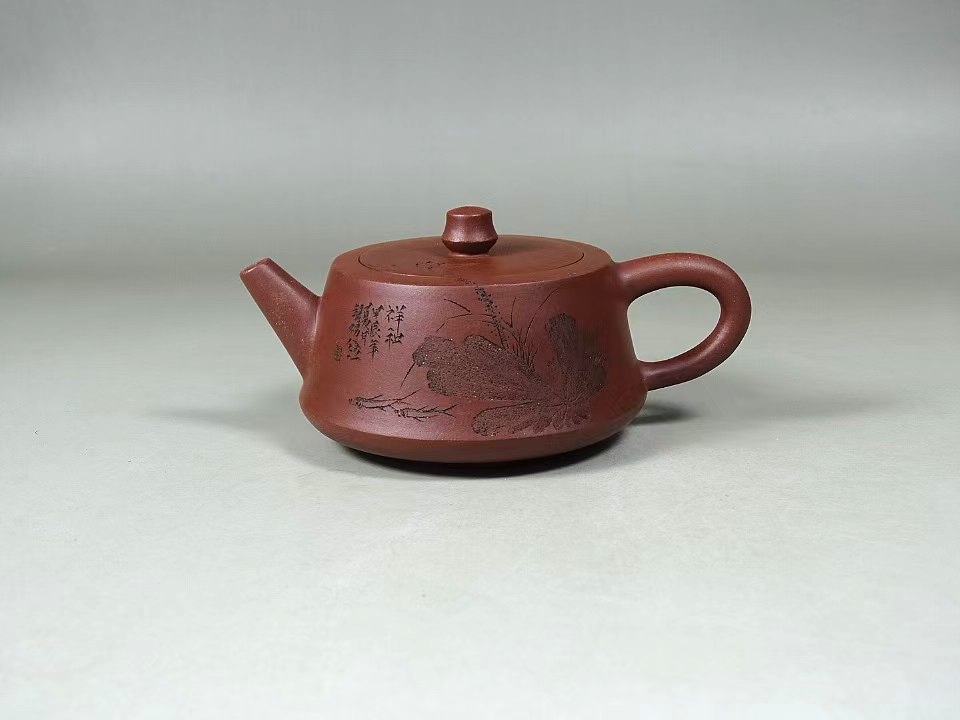 宜兴紫砂柱础壶